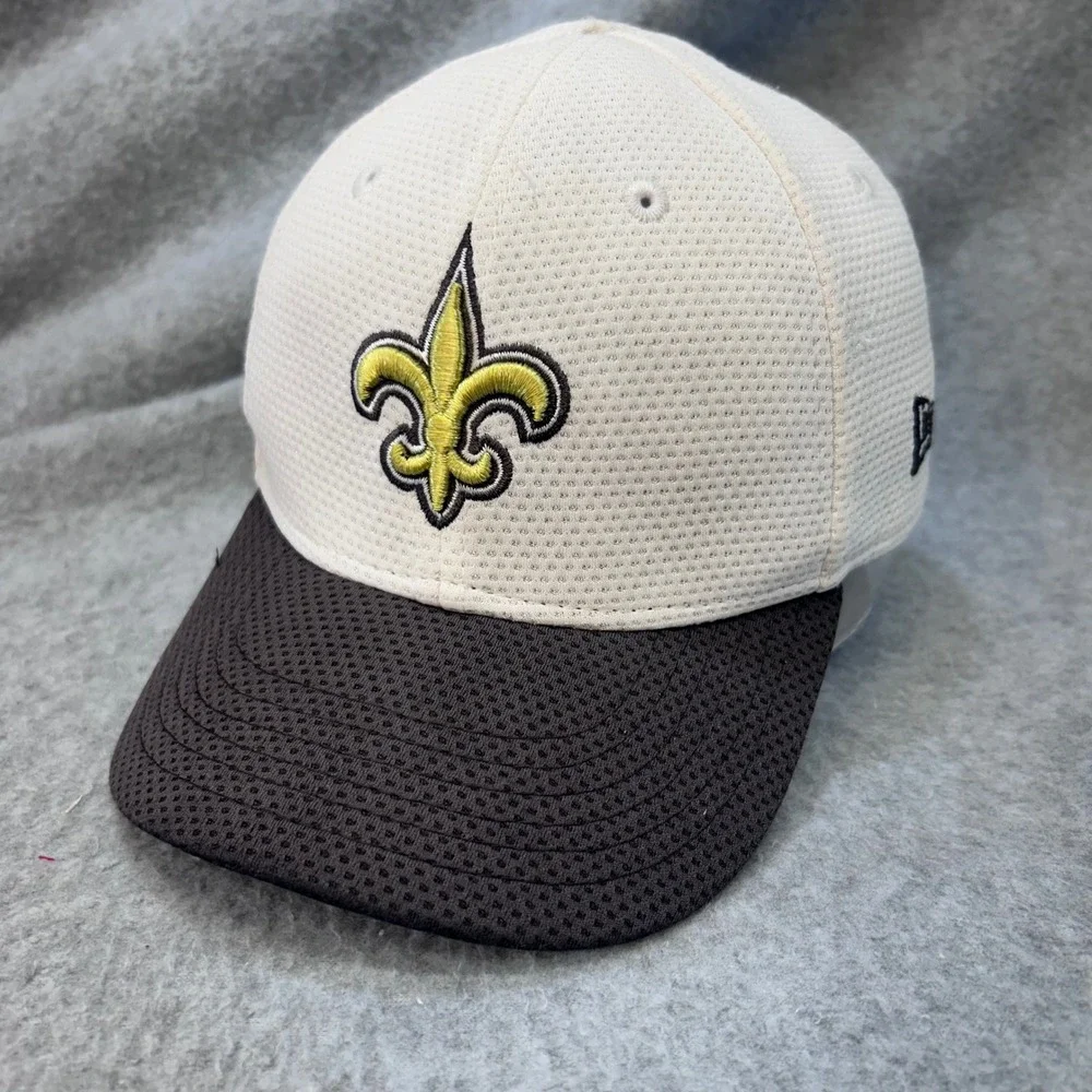 New Orleans Saints Toddler Child White New Era Hat 39THIRTY NFL Cap